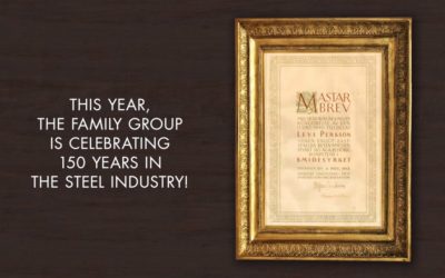 Wir feiern 150 Jahre in der Stahlbransche!
